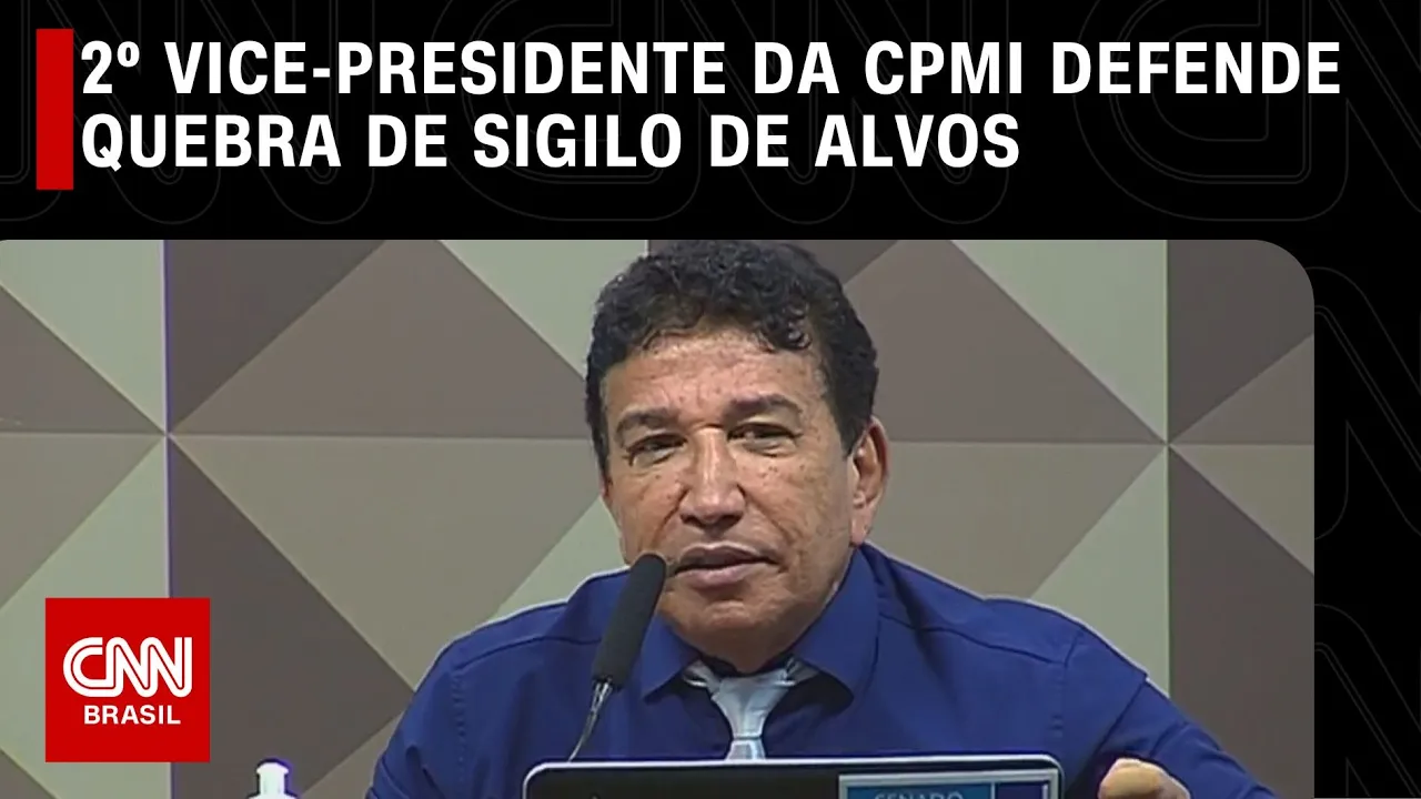 2º vice-presidente da CPMI defende quebra de sigilo de alvos | LIVE CNN