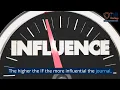 The impact factor of a journal