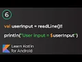 Android Development for Beginners - User Input Lesson 6
