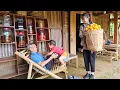 Download Lagu Harvesting crispy golden persimmons for sale - Grandpa makes new shelves - Cooks nutritious dishes.