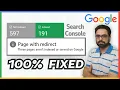 Page With REDIRECT Google Search Console FIXED GSC Tutorial 20 Robin Mehta