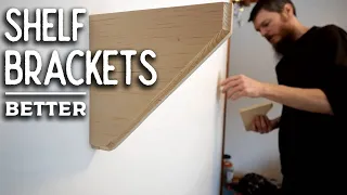 Shelf Brackets Hacked - Hidden Hardware and Easy to Make