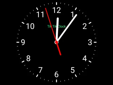 Download MP3 Ticking clock sound and animation 12 hours #clock animation #Sleepingmood #घड़ी #soothing #relaxing