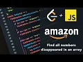 Find All Numbers Disappeared in an Array Leetcode 448 Interview Prep