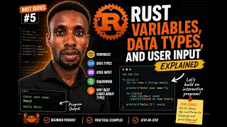 Rust Variables Data Types User Input Shadowing Explained Rust Tutorial