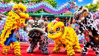 Atraksi Barongsai Naga Liong Lion Dance múa lân 舞獅 cny | Sejit YMS. KWAN SING TEE KUN Dharma Virya