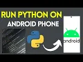 Run Python on Your Android Phone Pydroid 3 Tutorial