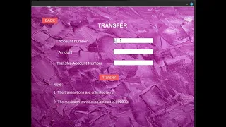 A Java Project with integrated gui and databse of an ATM System