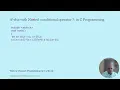 if else with nested ternary operator in C Free on nested conditional operator in C