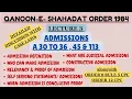 ADMISSIONS IN QSO ARTICLE 30 TO 36 45 113 WITH OTHER RELEVANT LAWS EVIDENCE LAW
