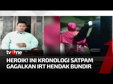 Aksi Heroik Satpam Gagalkan Ibu Rumah Tangga yang Hendak Bunuh Diri