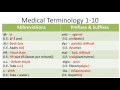 Medical Terminology 1-10