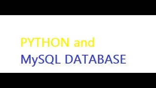 connecting mysql database and retrieving data from table using python code