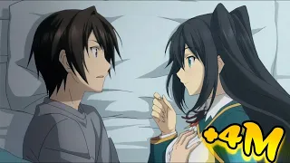 طالب يدخل مدرسة غامضة و يجبر علي السكن مع بنت جميلة ملخص انمي Absolute Duo كامل 