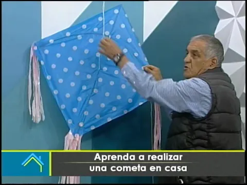 Aprenda a realizar una cometa en casa