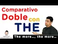 DOBLE COMPARATIVO en ingles con THE Curso de ingles facil The more the more
