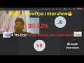 Live AWS DevOps Interview 2025 Real Question Answer for 4 Years Experience