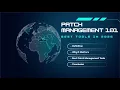 Patch Management 101 Best Tools in 2025