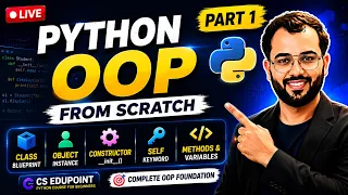 OOP in Python Part 1 Class Object Constructor self Explained Python Tutorial for Beginners