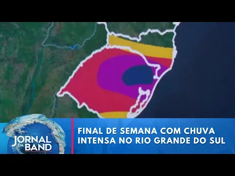 Download MP3 Previsão do tempo: Final de semana com chuva intensa no Rio Grande do Sul | Jornal da Band