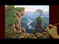 Lagu Acrylic Landscape Painting in Time-lapse / Overlooking River / JMLisondra