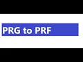 Constructing a PRF from a PRG