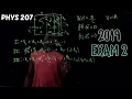 Physics 207 2019 Exam 2 Step-By-Step Solution