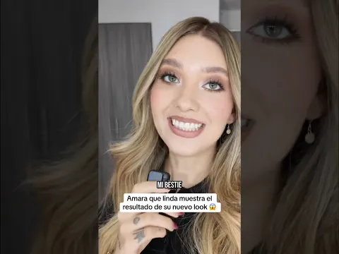 Amara que linda muestra su cambio de look! LES GUSTÓ? 😍 #clips