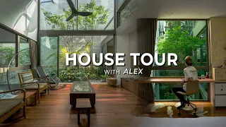 Alex Tours A Singapore House with Gardens On Every Level | Tropical Modern | Full House Tour