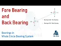 Lagu Fore Bearing and Back Bearing: Introduction, Calculating Back Bearing (WCB) in all 4 Quadrants