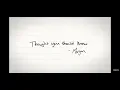 Morgan Wallen- Thought You Should Know(Clean Version)