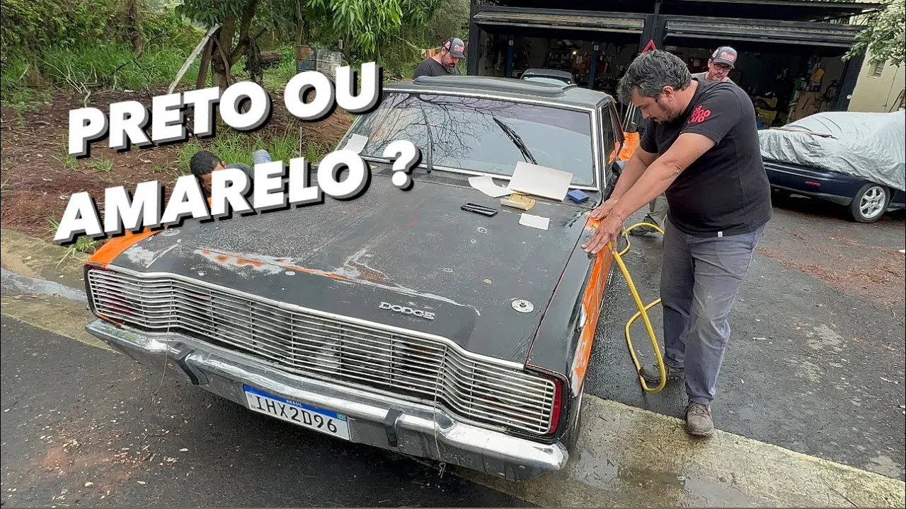 DODGE SE PRETO VAI VOLTAR A SER AMARELO BOREAL ?? DÁ CERTO REMOVER A TINTA ???