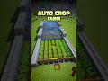 Minecraft Auto Crop Farm Easy Harvesting System in Minecraft