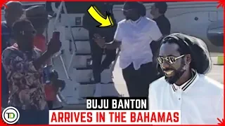 buju banton arrives in the bahamas to heros welcome