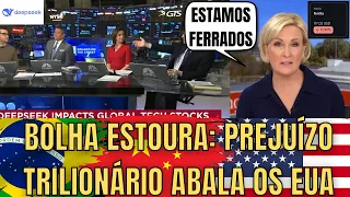 URGENTE: EUA TEM PREJUÍZO INCALCULÁVEL #CHINA #DEEPSEEK #BRASIL #BRICS