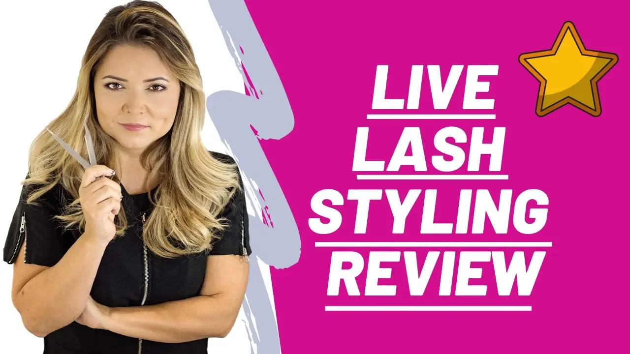 Live Lash Styling Review | Eyelash Extensions #lashtribe #eyelashextensions