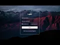 Create a Login Form in HTML and CSS Glassmorphism Login Form in HTML CSS