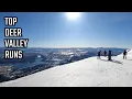 Deer Valley s BEST - Top 5 ski runs for beginners intermediate and experts