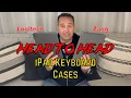 HEAD to HEAD Logitech Combo Touch vs Zagg Pro Keys - iPad Air keyboard cases compared