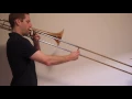 G Harmonic Minor Scale - Trombone