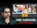 Owl carousel tutorial - Responsive touch enabled slider easy method
