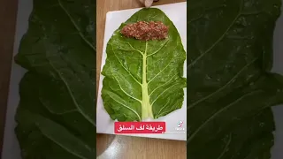 طريقة لف ورق تحشى الدولمة Shorts Fyp Food 