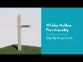How to Assemble and Install the Architectural Mailboxes Whitley Mailbox Post
