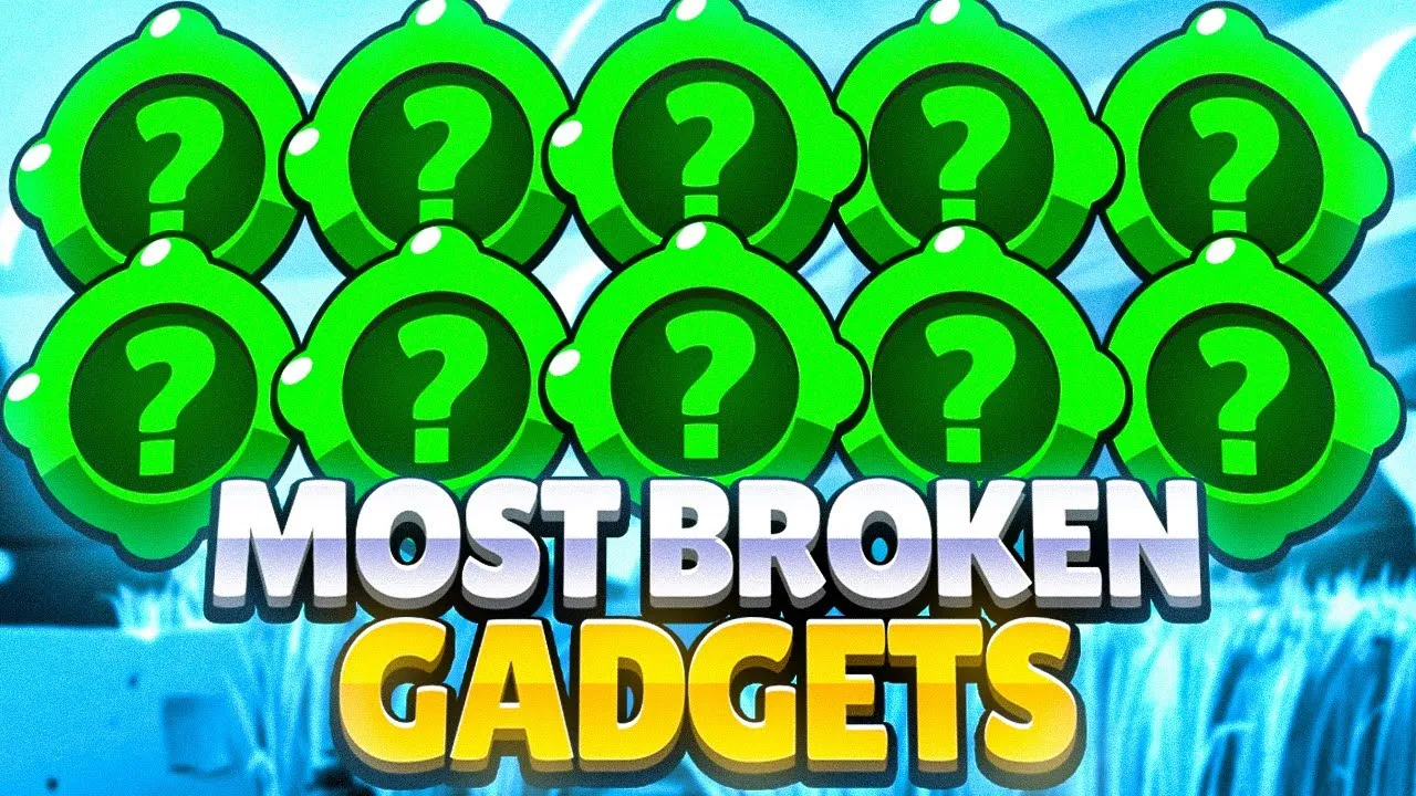 THE BEST 10 GADGETS in the HISTORY of Brawl Stars!