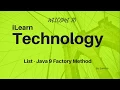 List Java 9 Factory Method IDE