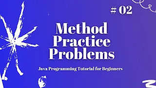 Methods Practice Problem Java Programming Tutorial for Beginners using Eclipse 2021