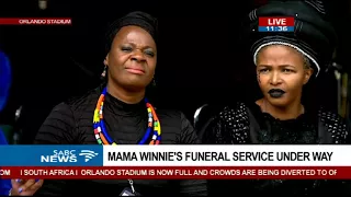 Thandiswa Mazwai delivers tribute in song to Mama Winnie