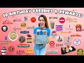 Where to Get the 50 Best Food and Retail Birt ay Freebies and Rewards Adara Unboxed