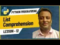 12 Python List comprehension for beginners Understanding it the right way