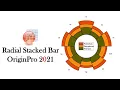 How to Draw a Radial Stacked Bar on OriginPro-2021 Biostatistics Statistics Bio7